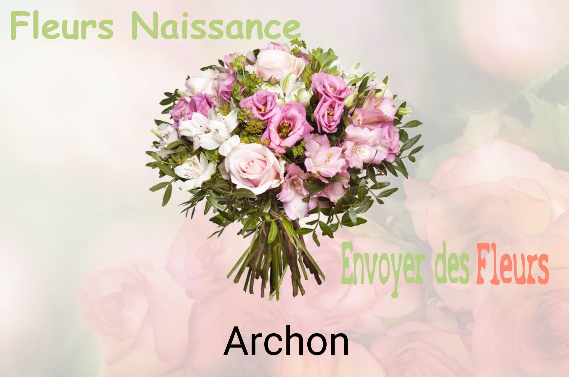 Bouquet de fleurs de naissance livré à Archon